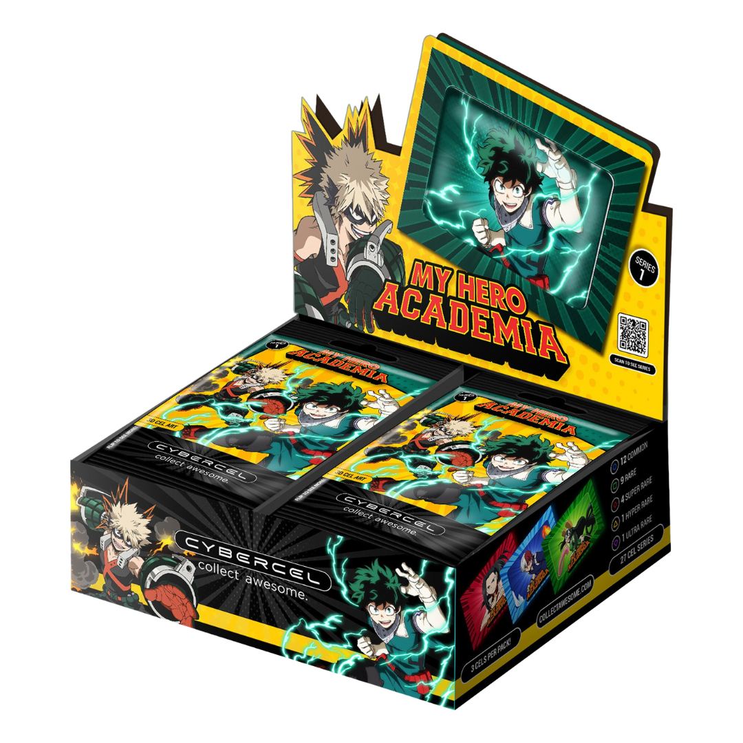 Cybercel My Hero Academia Trading Cards Series 1 Booster Box、mySite、waistdrama