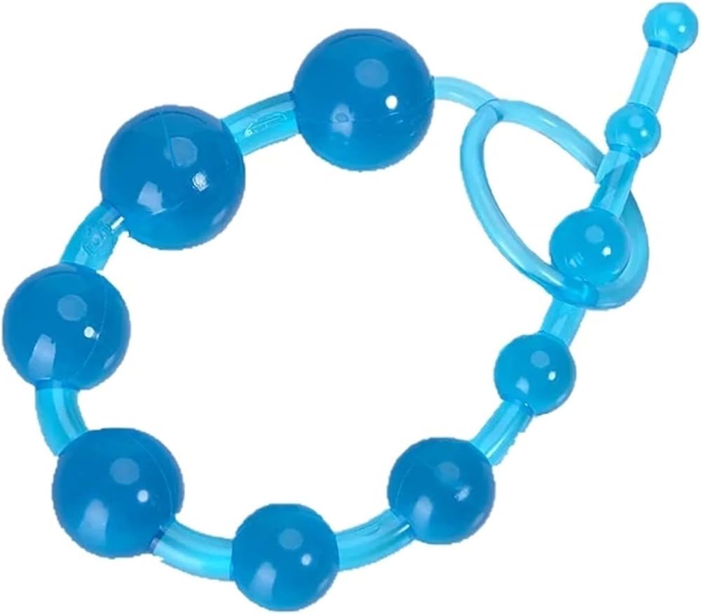 Come Closer Beginner's Anal Beads | Firm And Flexible | Blue、mySite、bottomscart