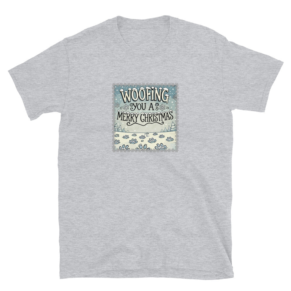Woofing You A Merry Christmas T-Shirt、mySite、camillekostekn