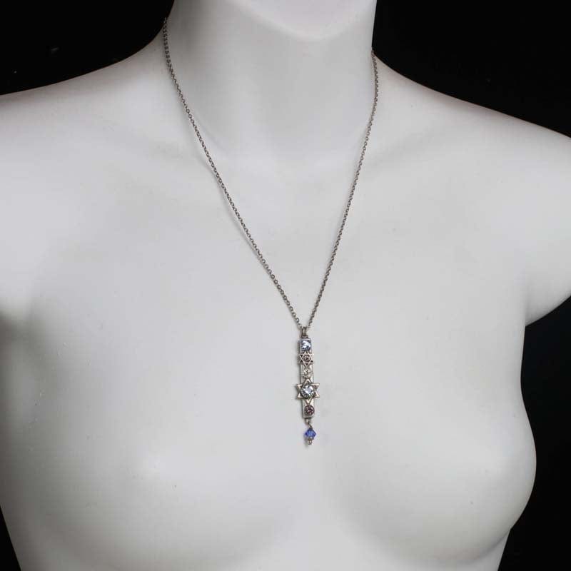 Ice Crystals Mezuzah Necklace by Michal Golan、mySite、topwebapps