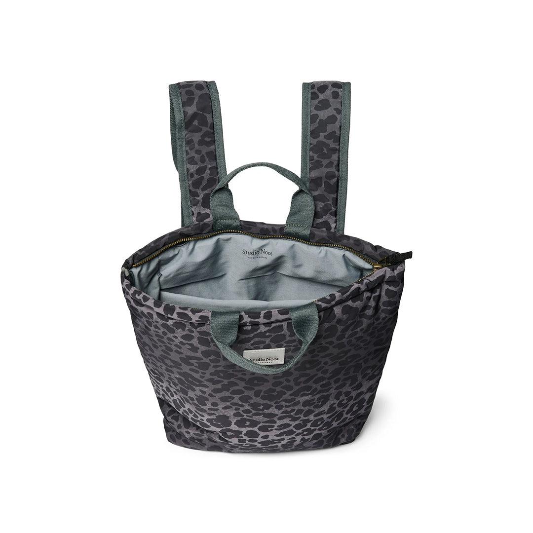  Studio Noos Antra Leopard Puffy Adult Backpack - Dark Grey、mySite、merchandisen