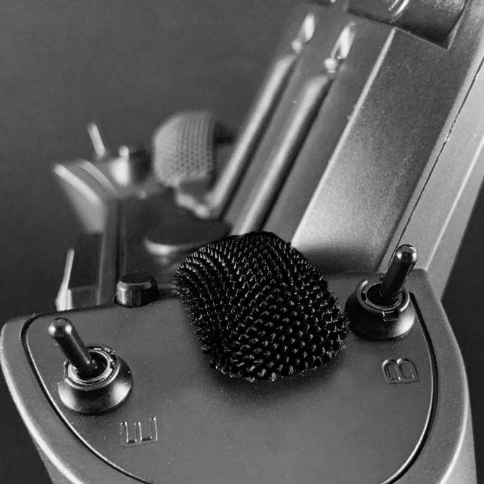  Thumb Grippies weBLEEDfpv Special Edition Wheel Deletes for RadioMaster Zorro Radio Controller - (WB RED)、mySite、merchandisen