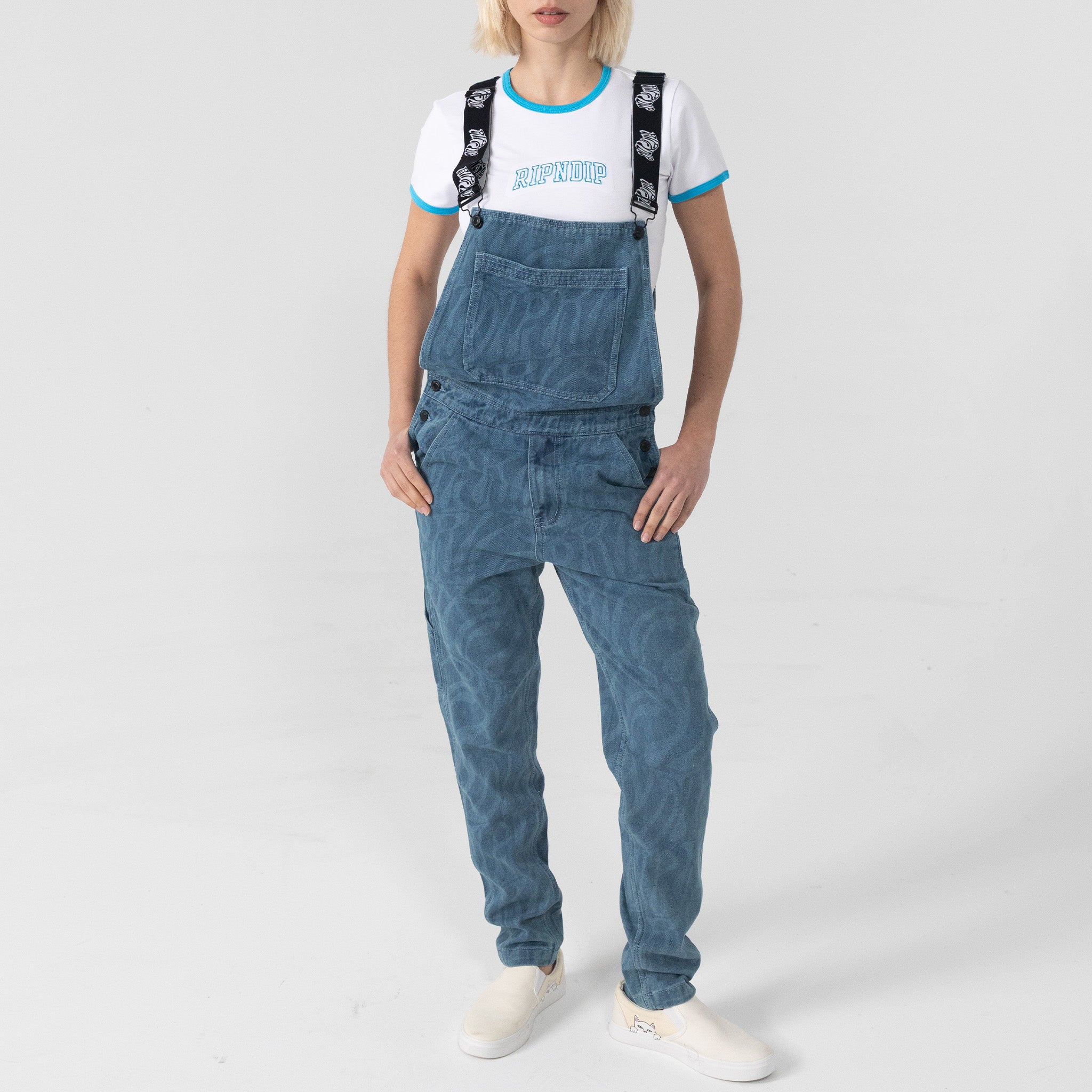  Wilshire Denim Overalls (Medium Wash)、mySite、merchandisen