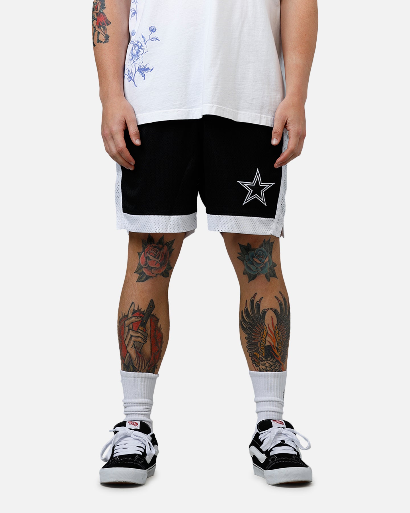 New Era Dallas Cowboys Sport Class Shorts Black/White、mySite、zt4zffjzw