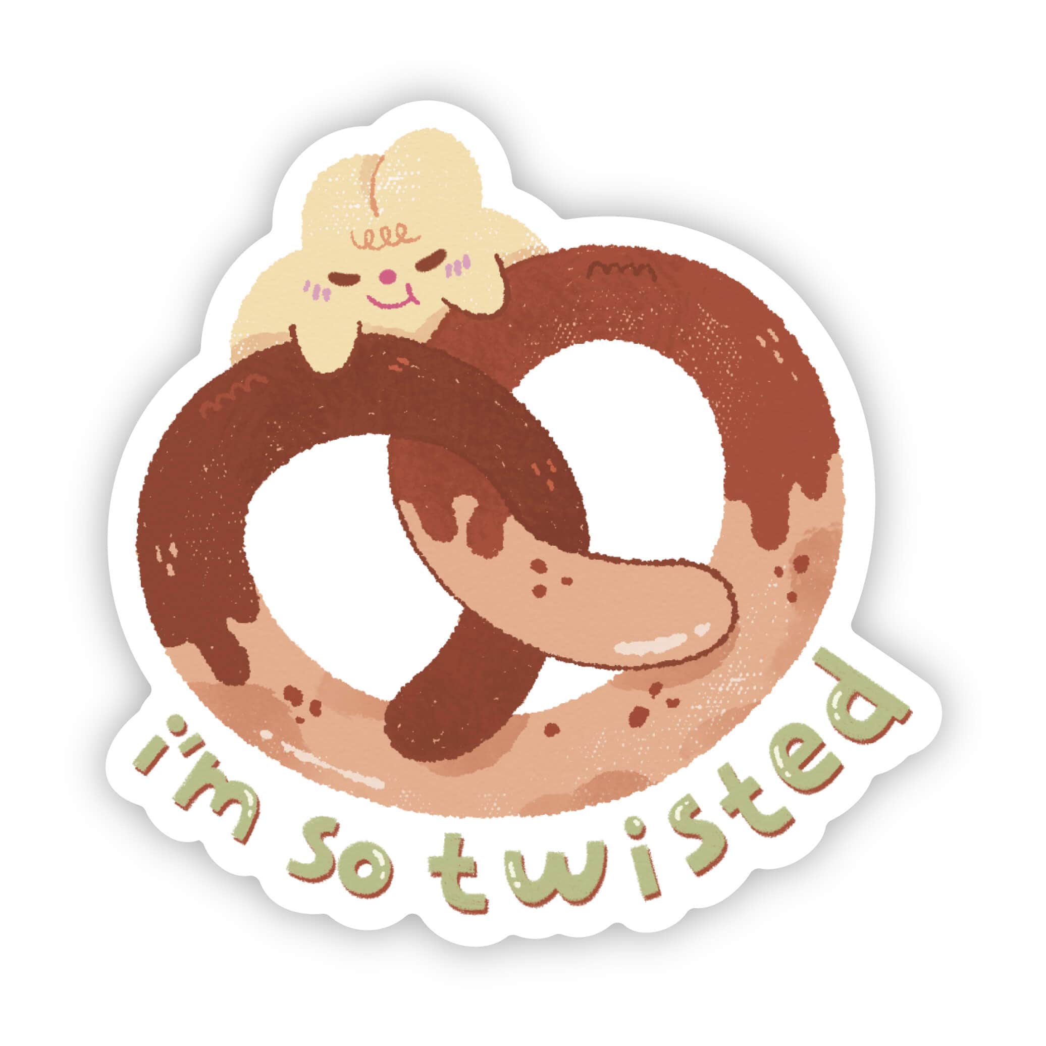  I'm not twisted pretzel sticker、mySite、elrpsem3k