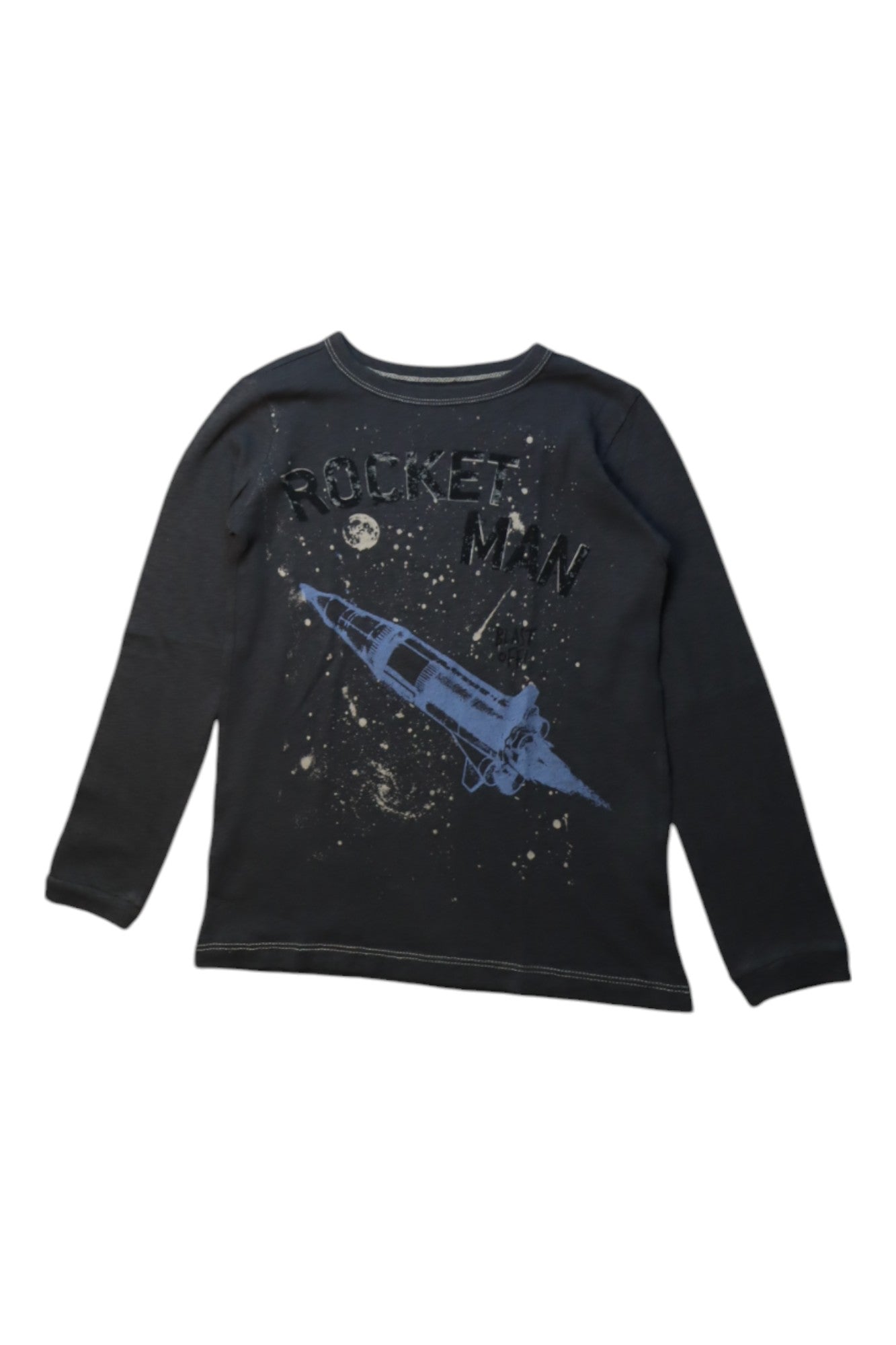Crewcuts Rocket Man Long Sleeve T-Shirt 4-5T、mySite、g9winljtr