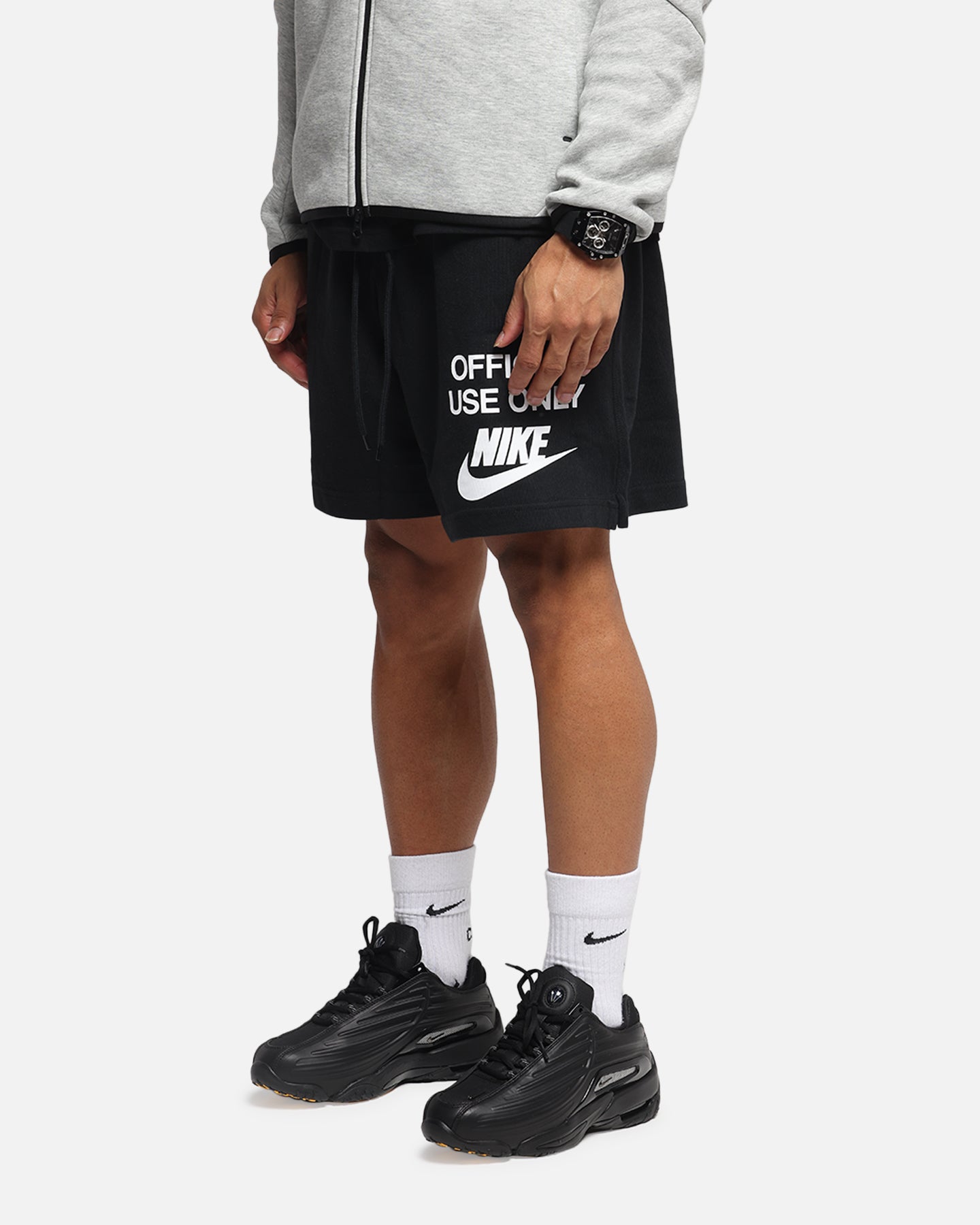 Nike Club Knit Shorts Black/Black/White、mySite、zt4zffjzw