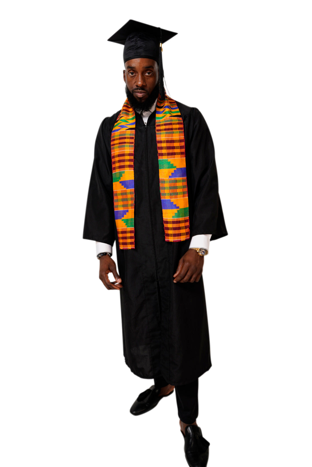 Kente Hand Woven Kente Cloth Graduation Stole / Sash DPKS200S、mySite、solidvoid