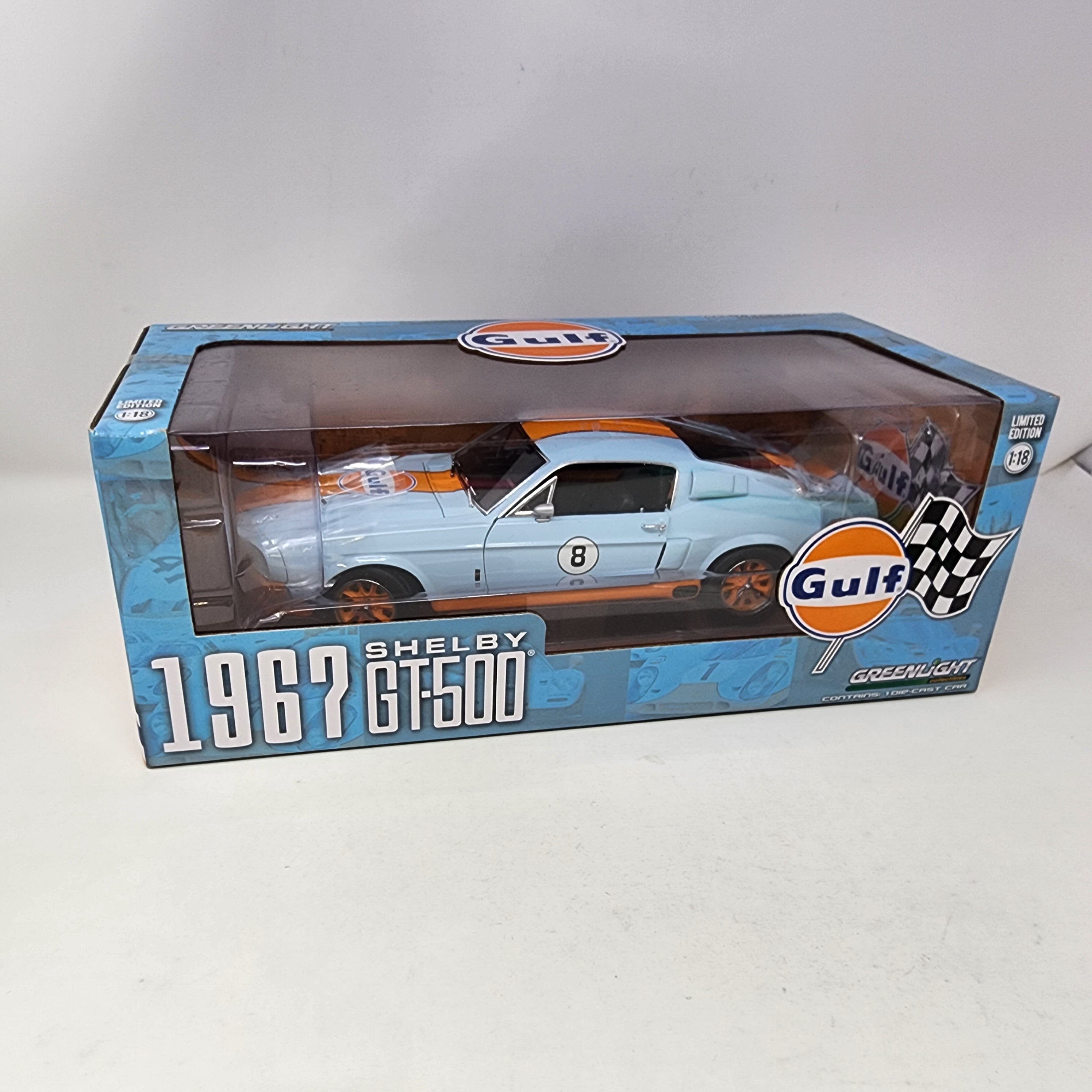 1967 Shelby GT-500 Gulf Racing * 1/18 Scale Greenlight、mySite、hgirdovlk