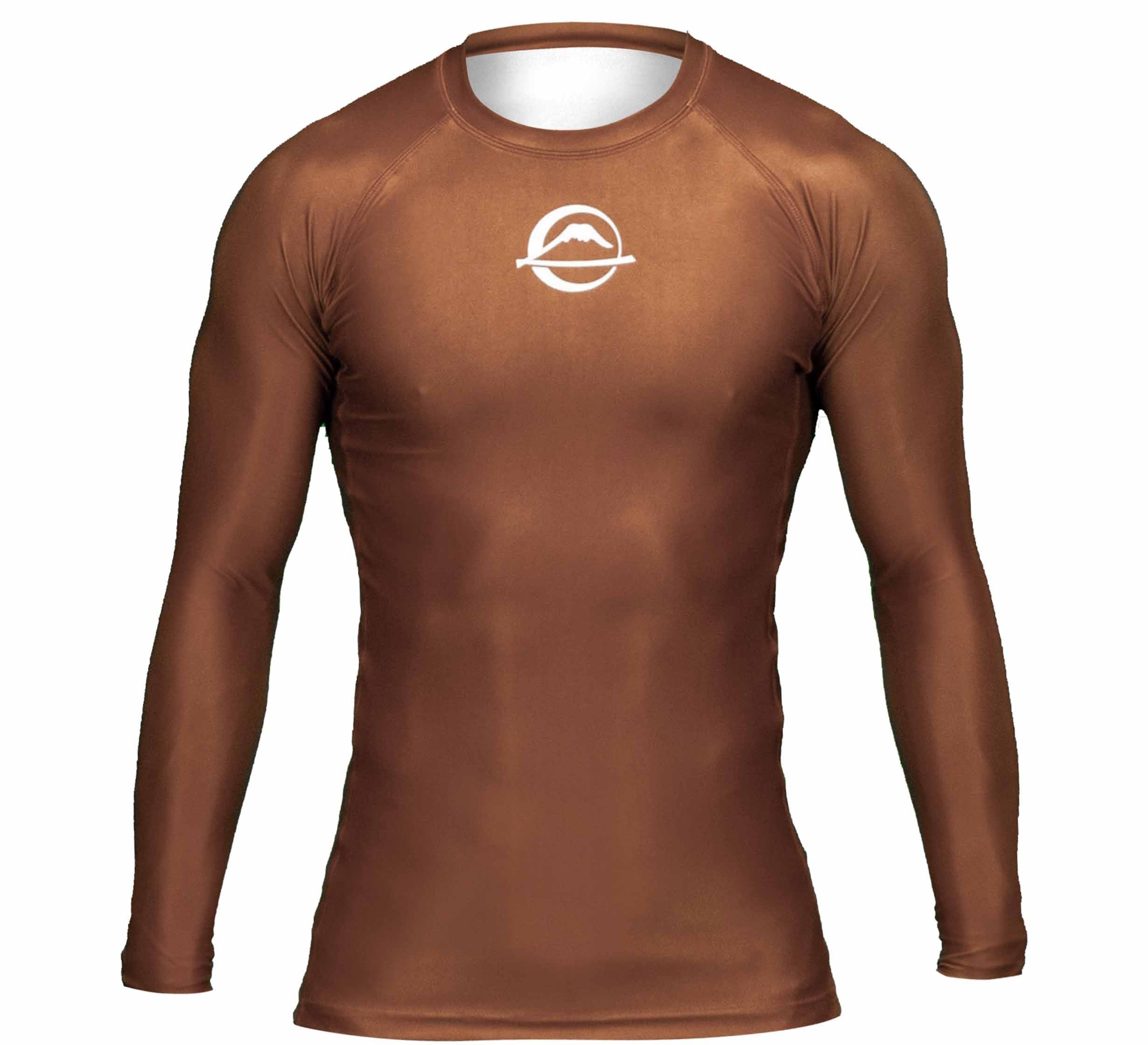 Baseline Ranked Long Sleeve Rashguard Brown、mySite、gigharbornorthrealestate