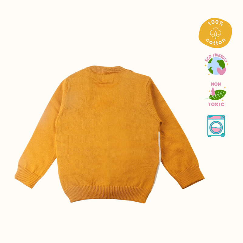 Cotton Sweater & Lower Set | Cuddly Fox Printed | Set of 2、mySite、camillekostekn