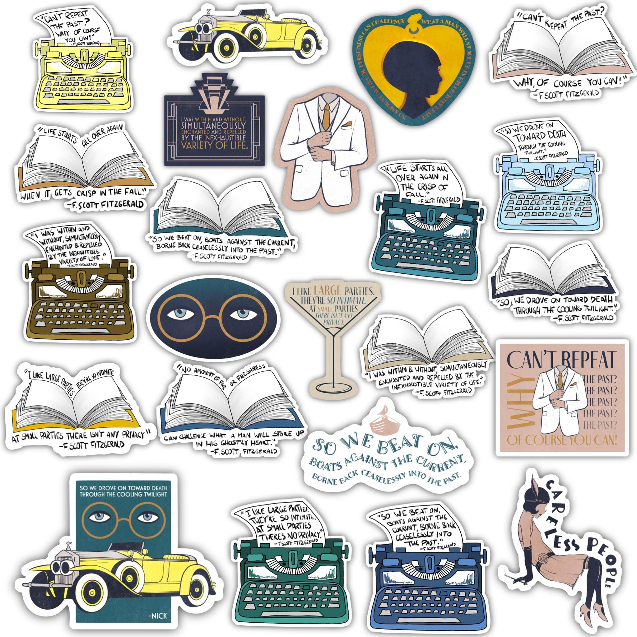  Great Gatsby Sticker 23 Pack、mySite、elrpsem3k
