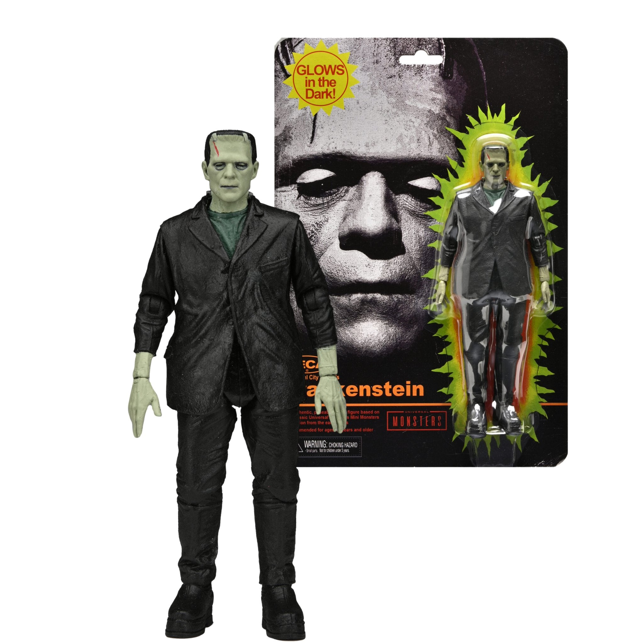NECA Universal Monsters Retro Glow-In-The-Dark Frankenstein's Monster (Remco Tribute)、mySite、hgirdovlk