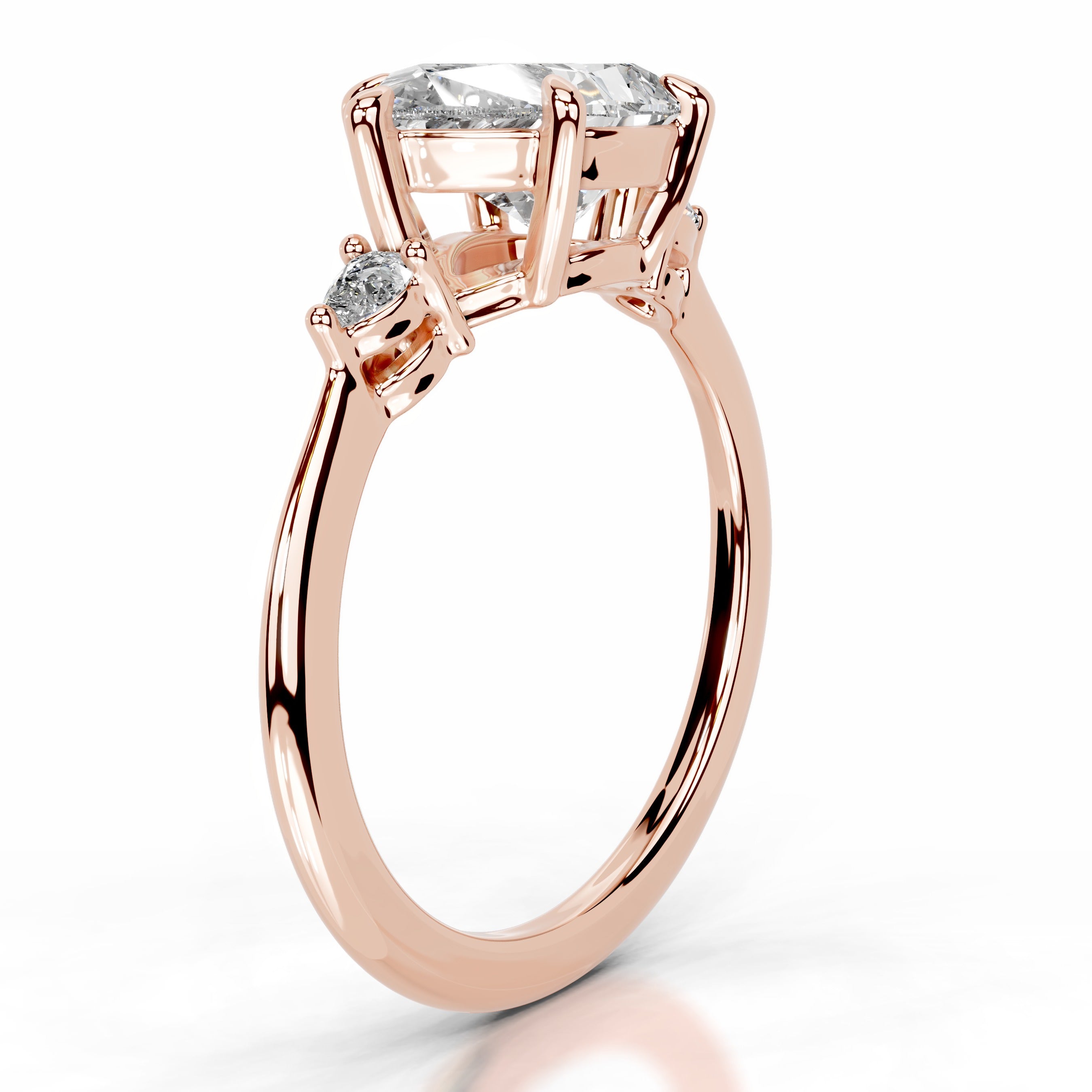 Maura Lab Grown Diamond Ring - 14K Rose Gold、mySite、hinf8tx79