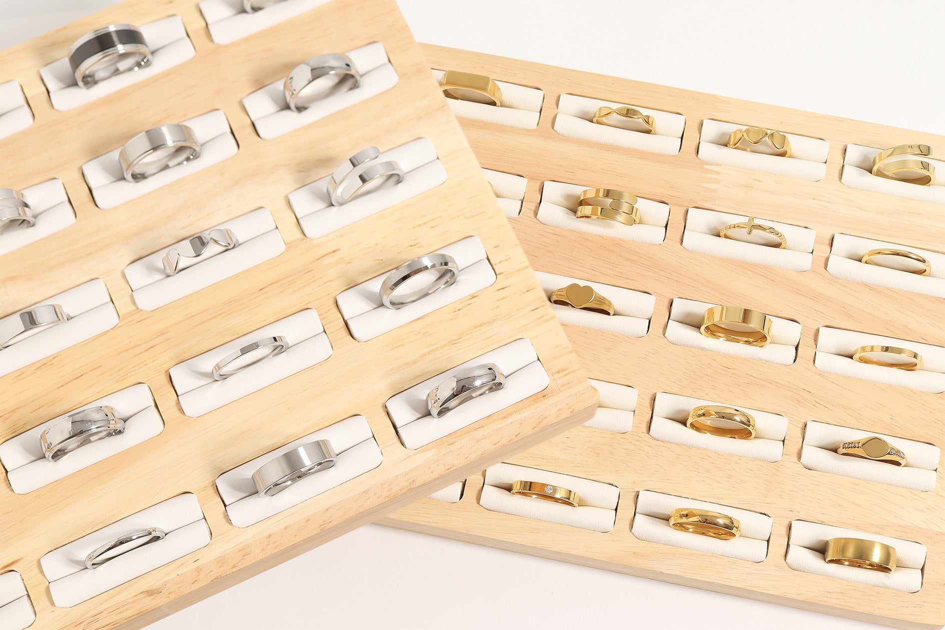 Stainless Steel Polished Flat Blank Ring / CFR7021、mySite、dreamappss