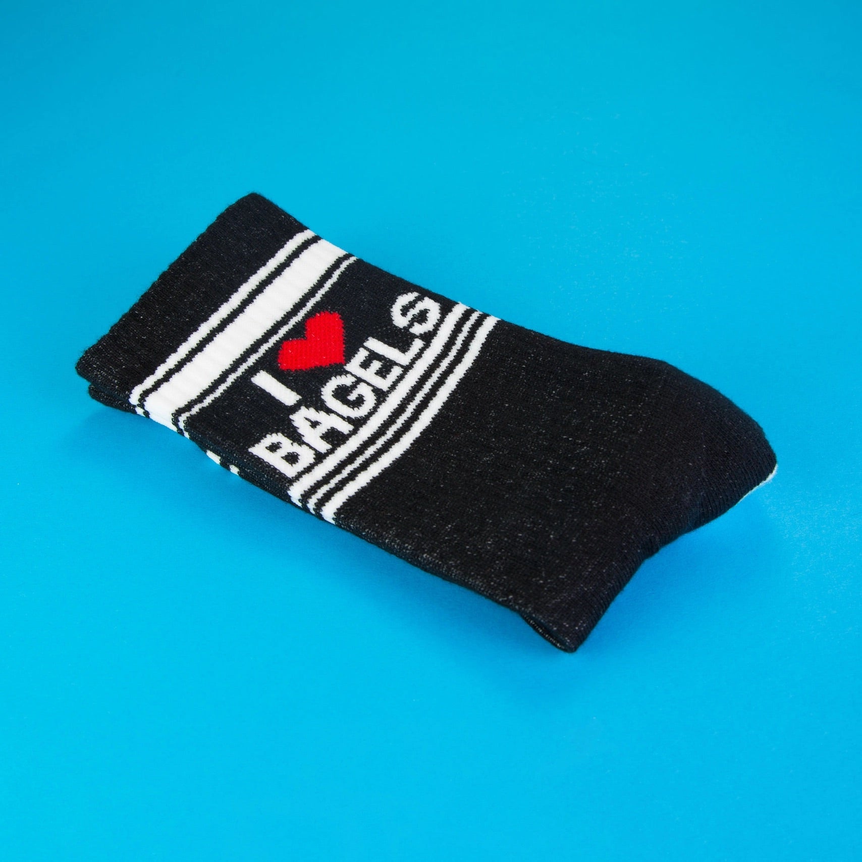 I ❤ Bagels Gym Crew Socks、mySite、g9winljtr
