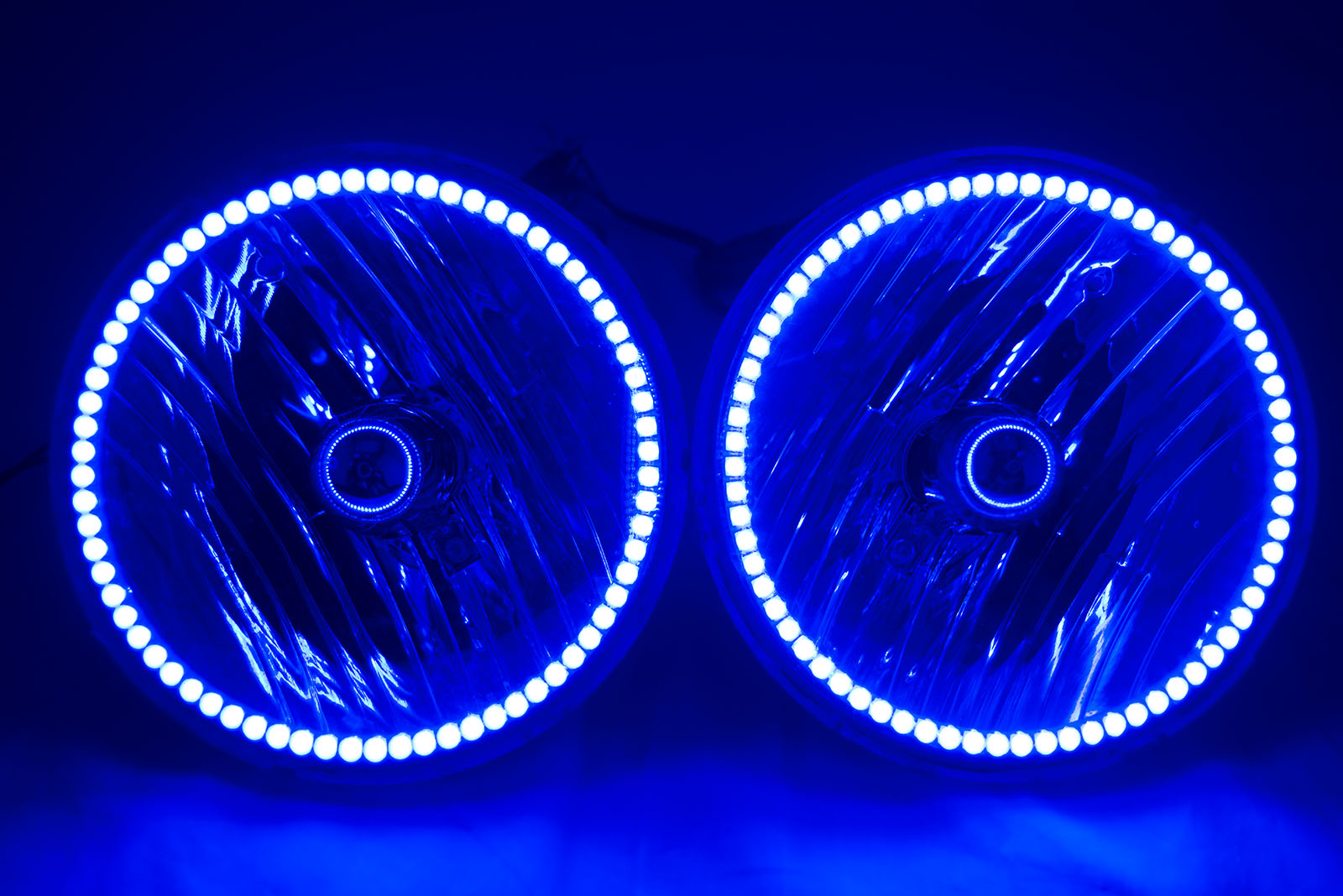 2007-16 Jeep Wrangler JK Headlights - ORACLE ColorSHIFT RGB Halo Kit + 1.0 Remote、mySite、nflplayoffbracketp