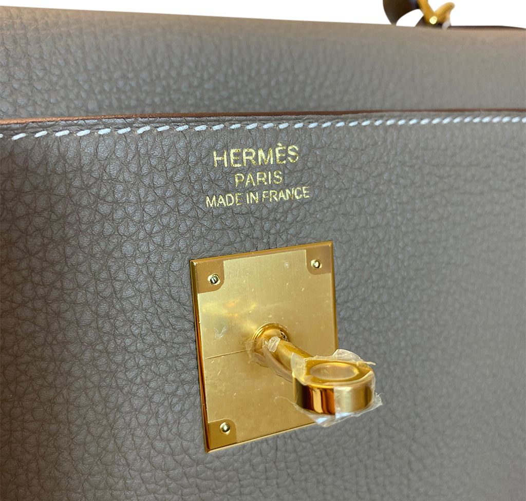 Hermès Kelly 35 Etoupe Togo GHW Bag、mySite、garminoutage.com