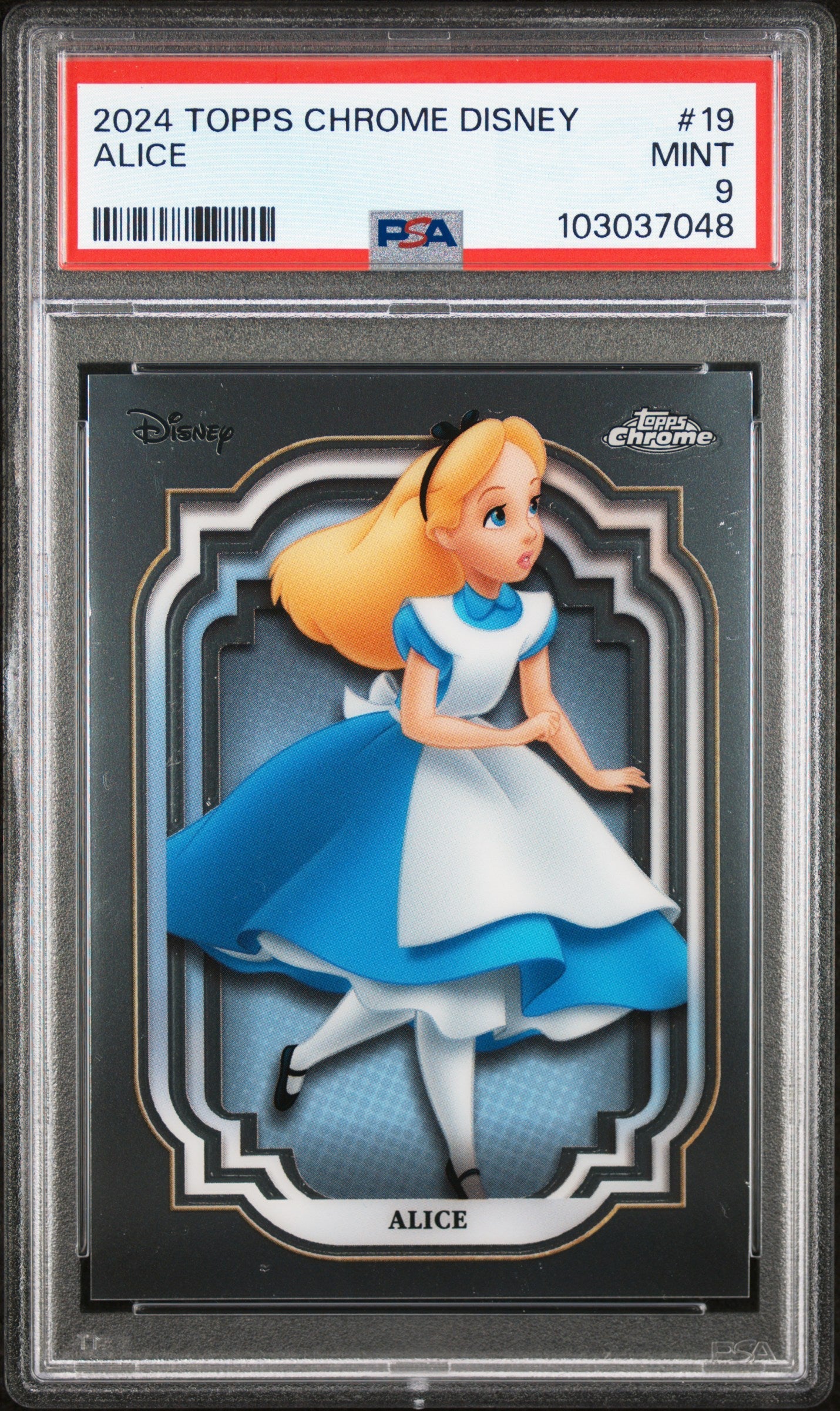 Alice #19 PSA 9 Topps Chrome Disney 2024、mySite、waistdrama