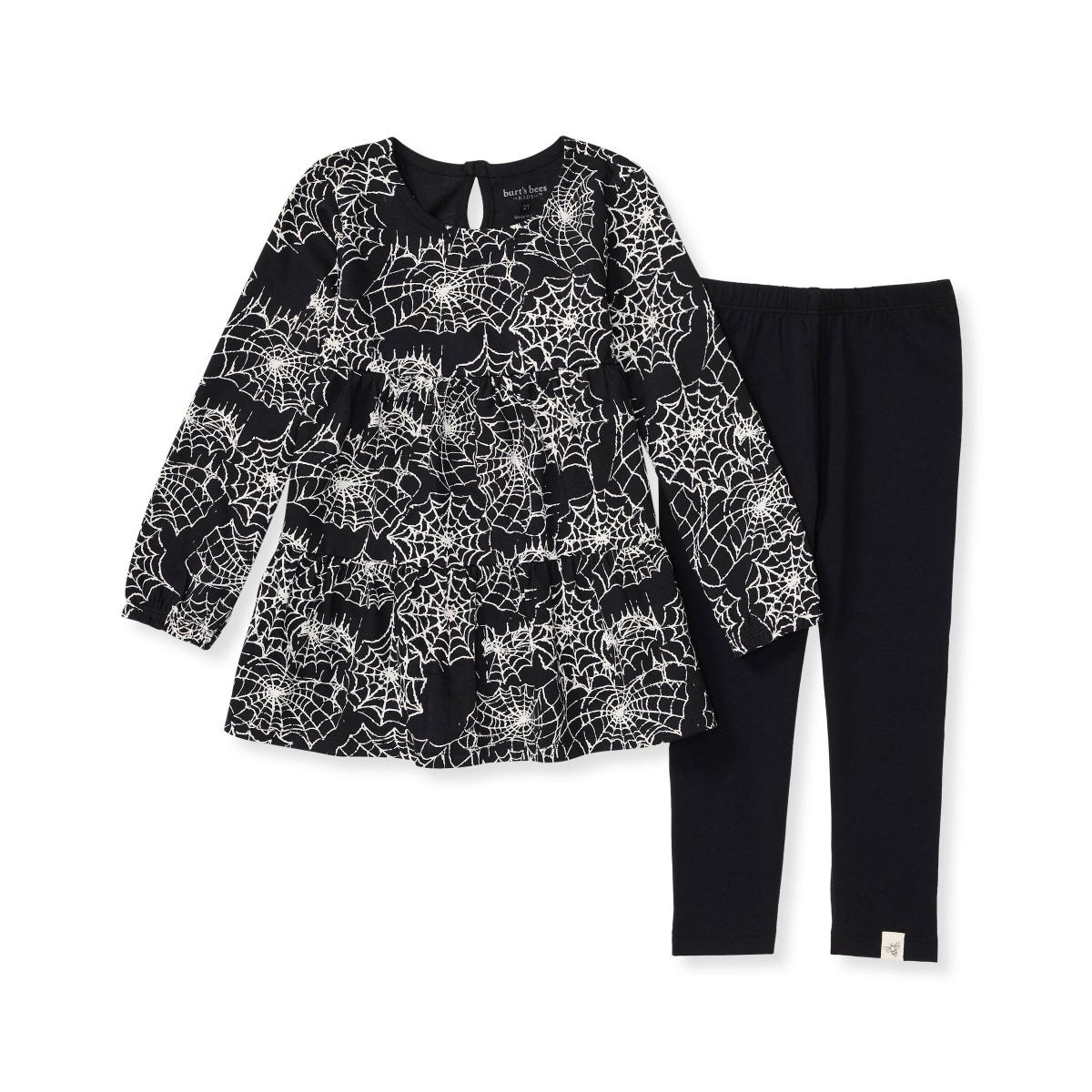  Spiderwebs Organic Girl Shirt and Pants Set、mySite、layawaytickets