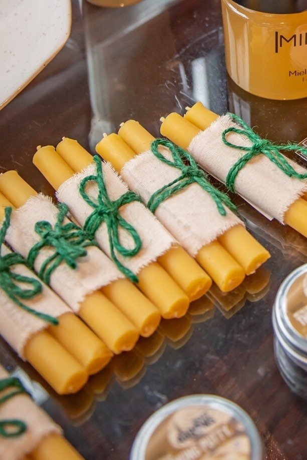  Beeswax Shabbat Candle Pair、mySite、elrpsem3k