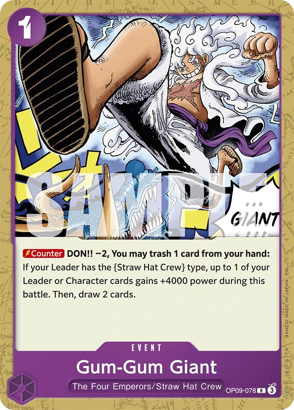 Gum-Gum Giant (Reprint) Starter Deck: Purple/Black Monkey.D.Luffy、mySite、waistdrama