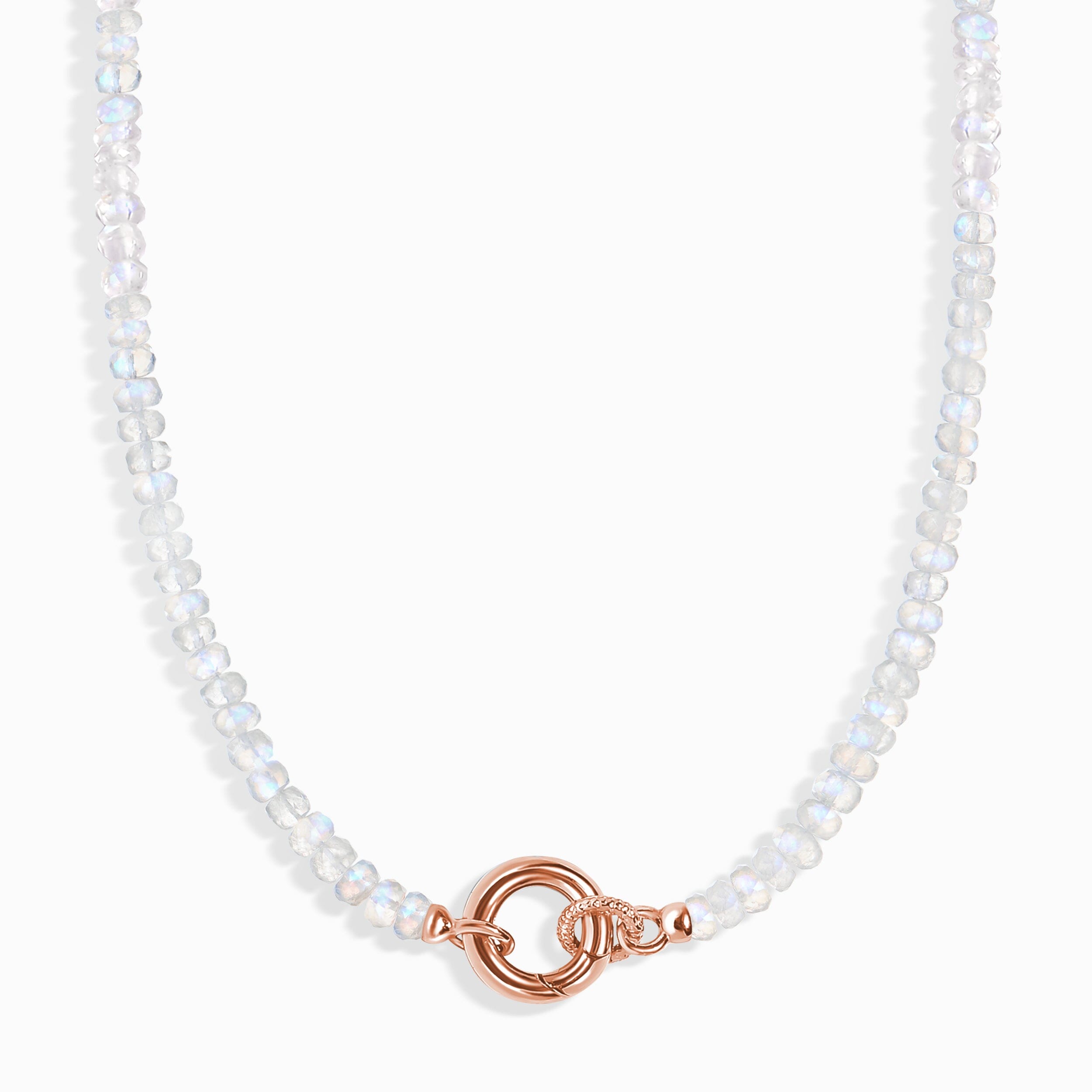 Rainbow Moonstone Beads Necklace - Spirit Link Dotted、mySite、hinf8tx79