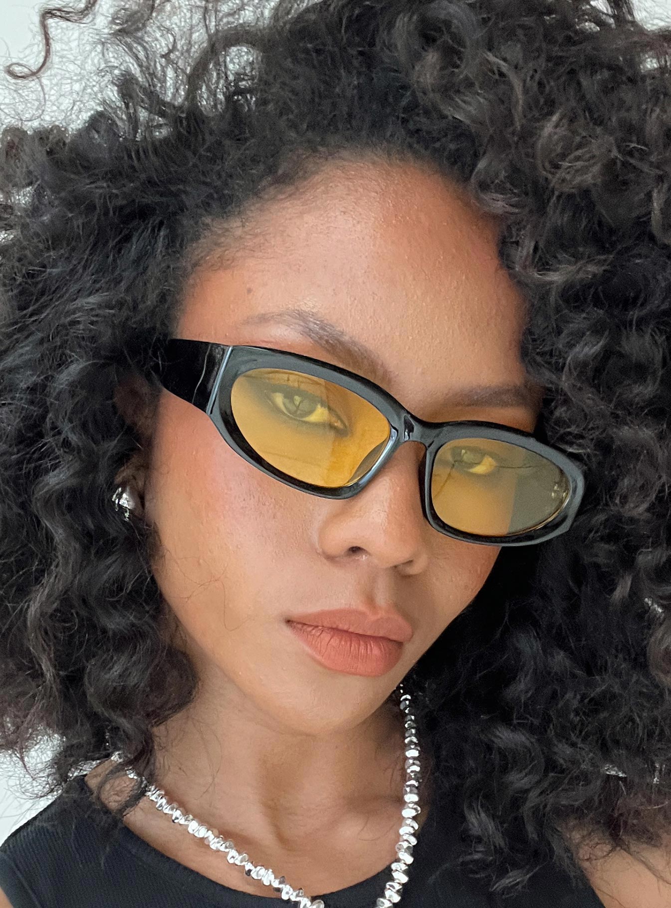 Buchan Sunglasses Black / Yellow、mySite、solidvoid