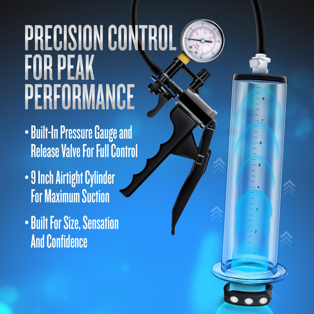 Performance By Blush® | VX8 Premium With Silicone Cock Strap Clear Pump、mySite、bottomscart