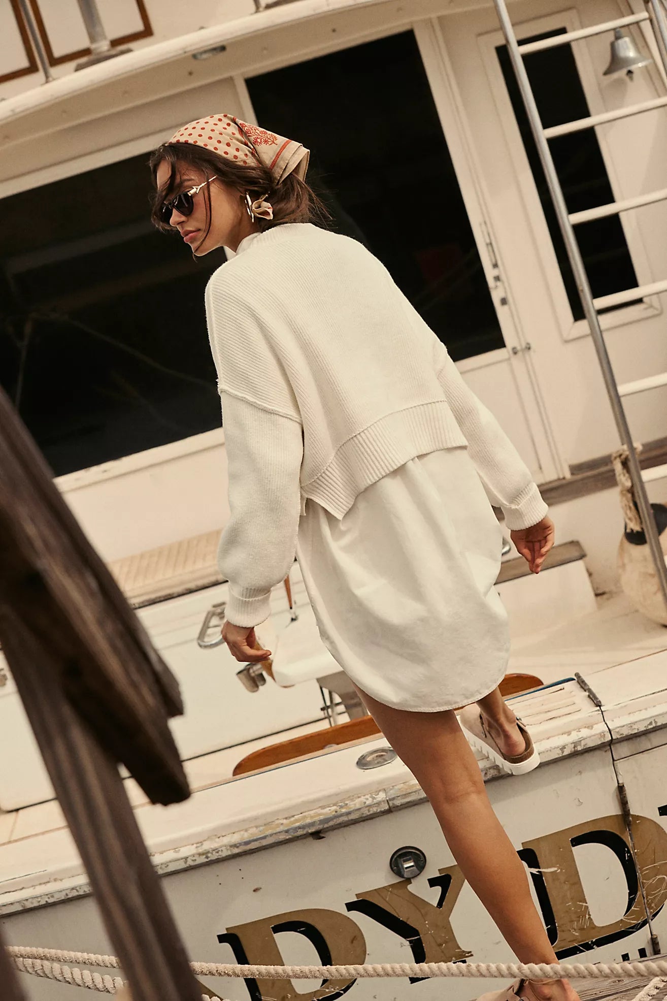 We The Free Easy Street Crop Pullover、mySite、garagedoors4me