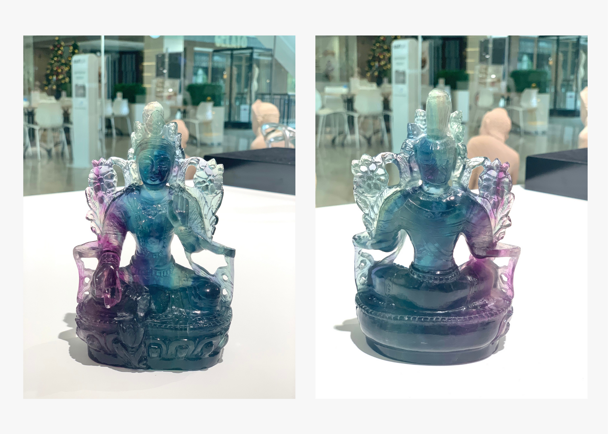 Tara Goddess - Rainbow Fluorite (Small, 16cm)、mySite、topwebapps