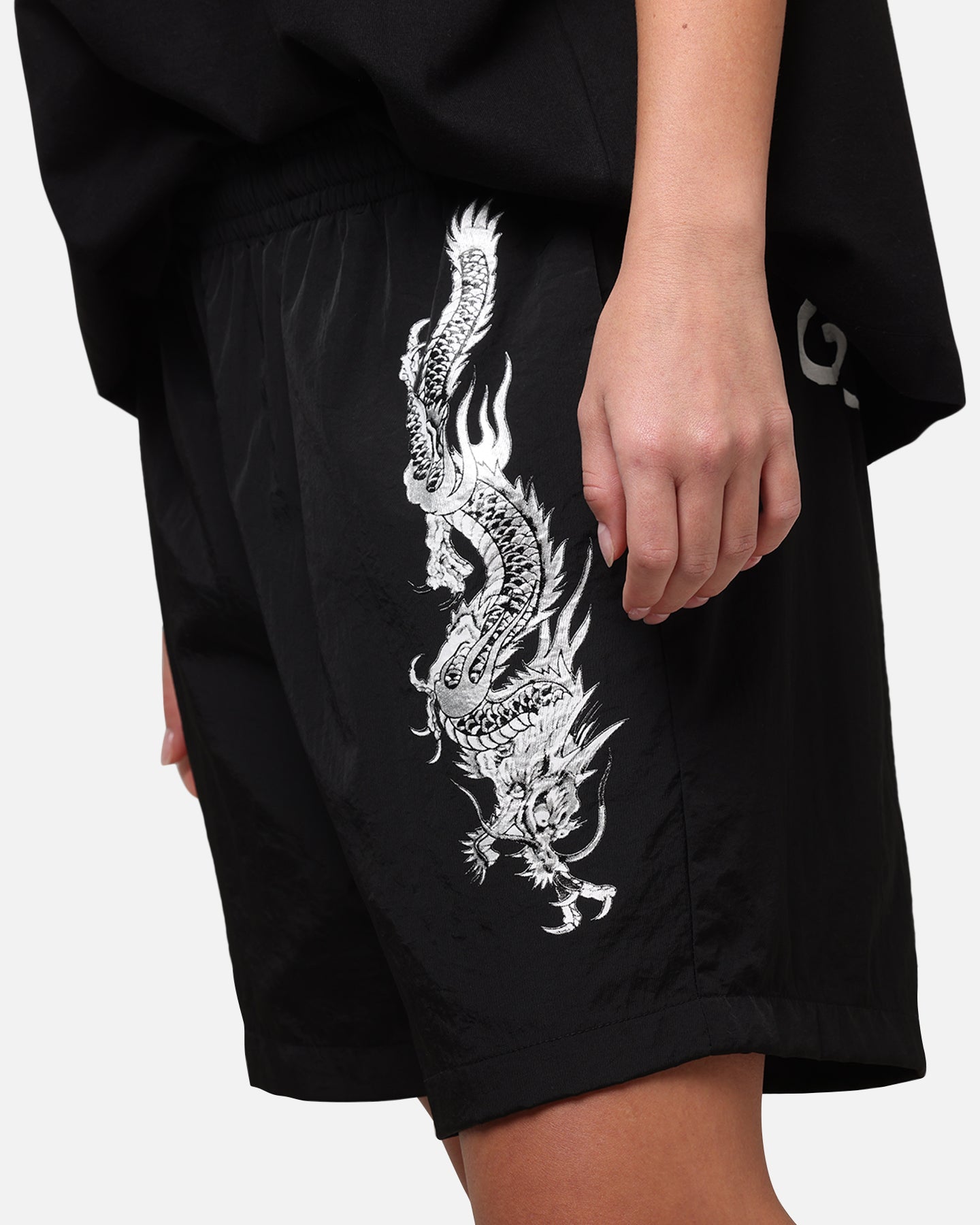 Ed Hardy Tribal Dragon Shorts Black、mySite、zt4zffjzw