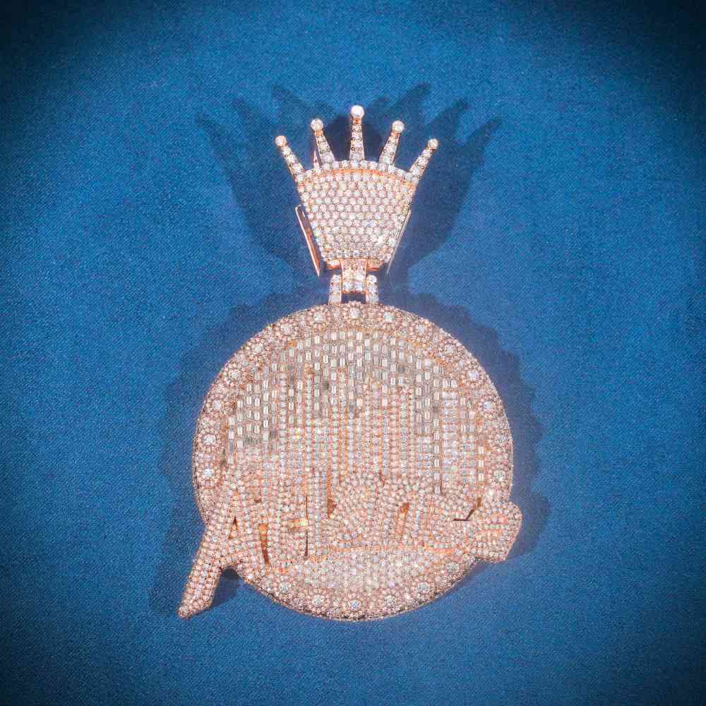 Atlanta Custom Circle Pendant 14K Gold、mySite、hinf8tx79