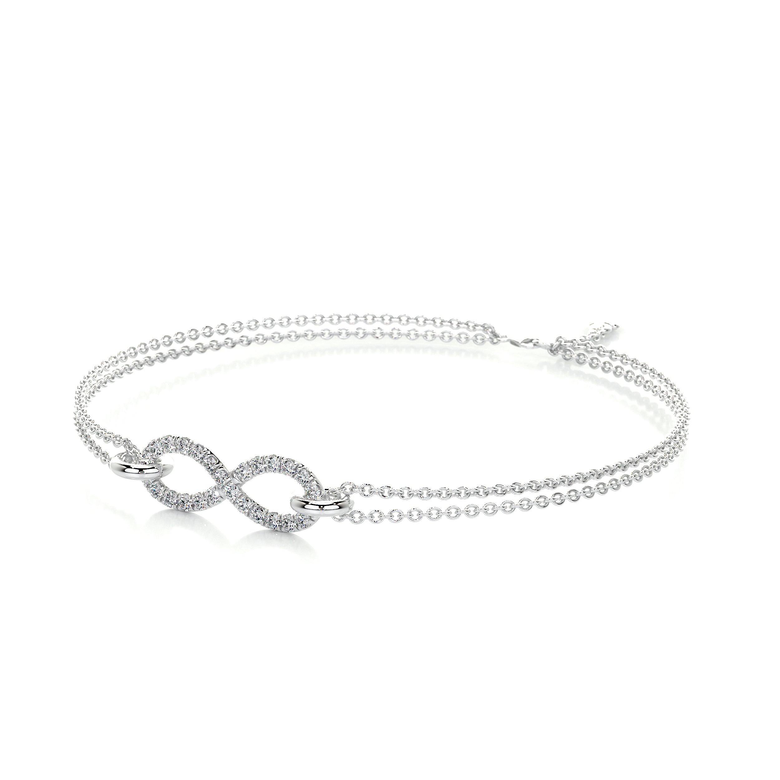 Debbie Diamonds Bracelet (0.25 Carat) -14K White Gold、mySite、hinf8tx79