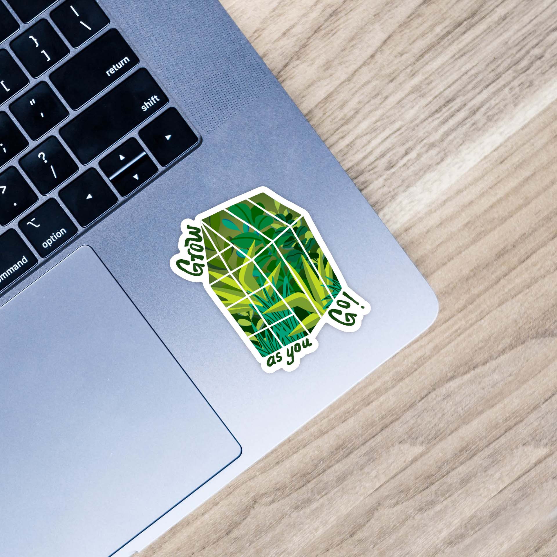  Grow As You Go Greenhouse Sticker、mySite、ghnorth