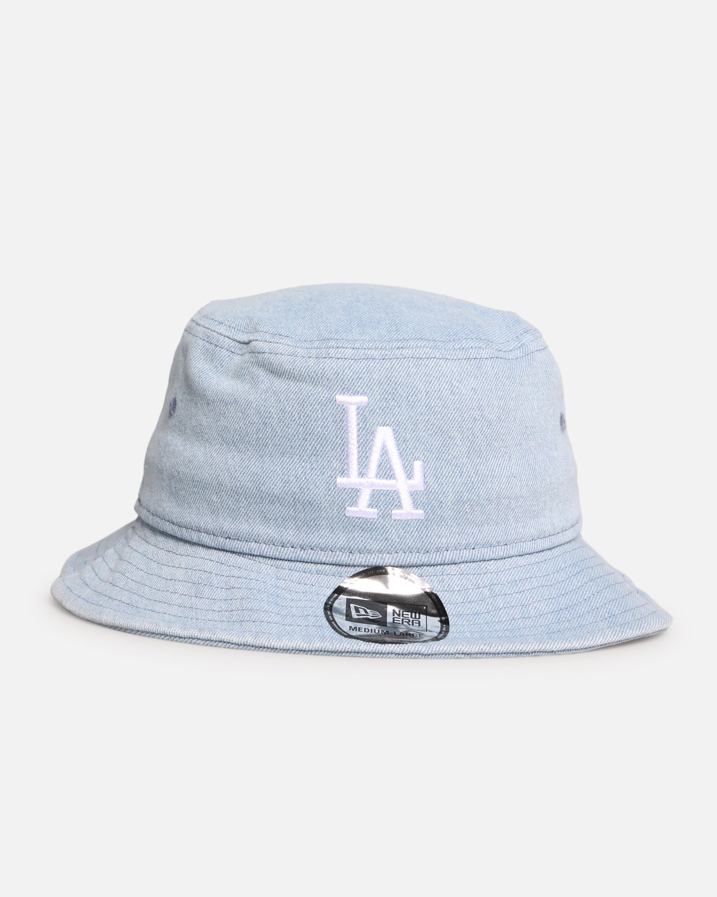 New Era Los Angeles Dodgers 'Washed Denim' Bucket Hat Blue Washed Denim、mySite、zt4zffjzw