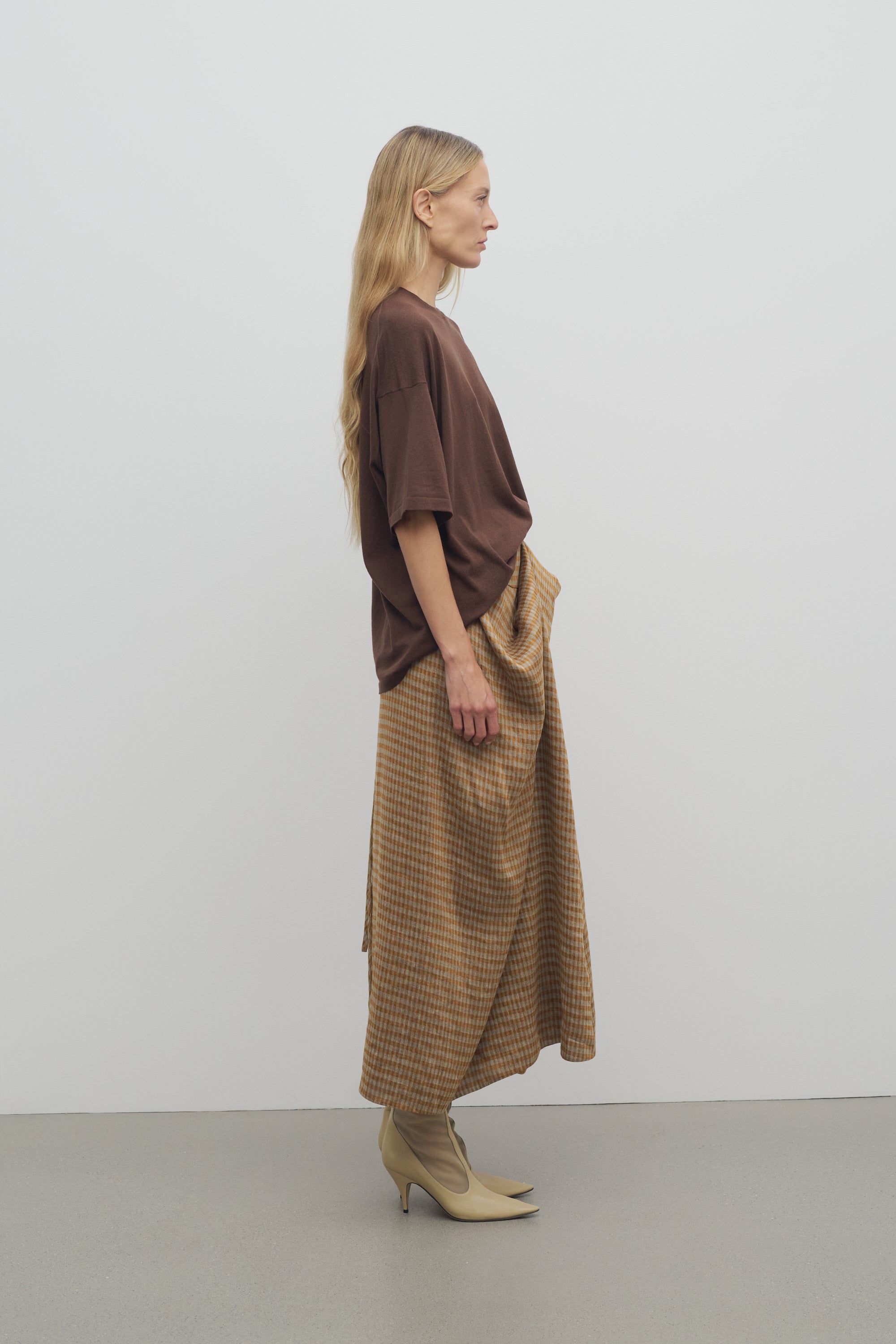 Esperanza Skirt in Linen and Viscose、mySite、aoinhome