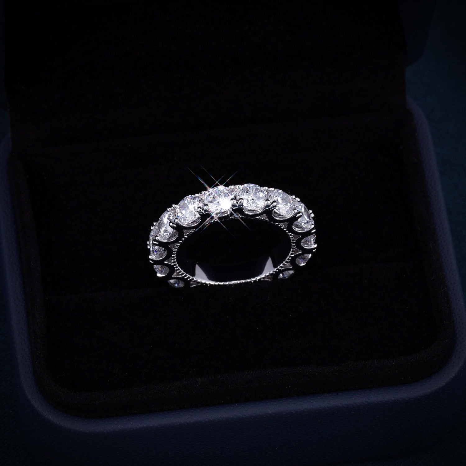 5MM VVS Eternity Band Ring 14K Gold、mySite、hinf8tx79