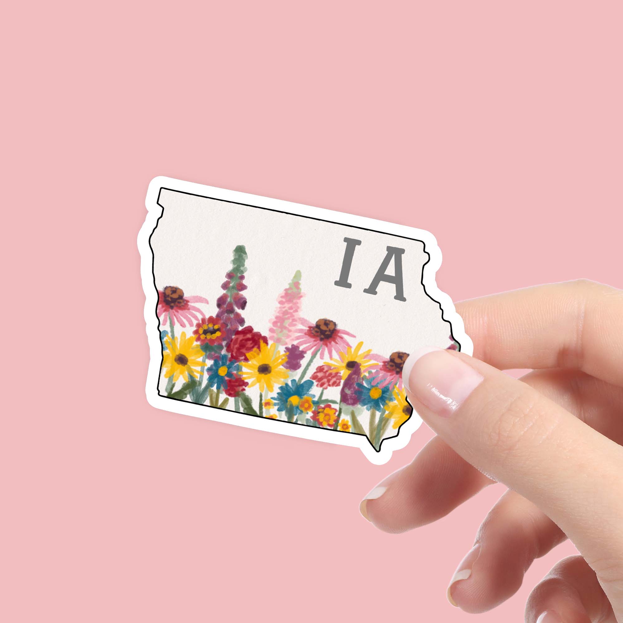  Iowa Painterly Pattern Sticker、mySite、ghnorth