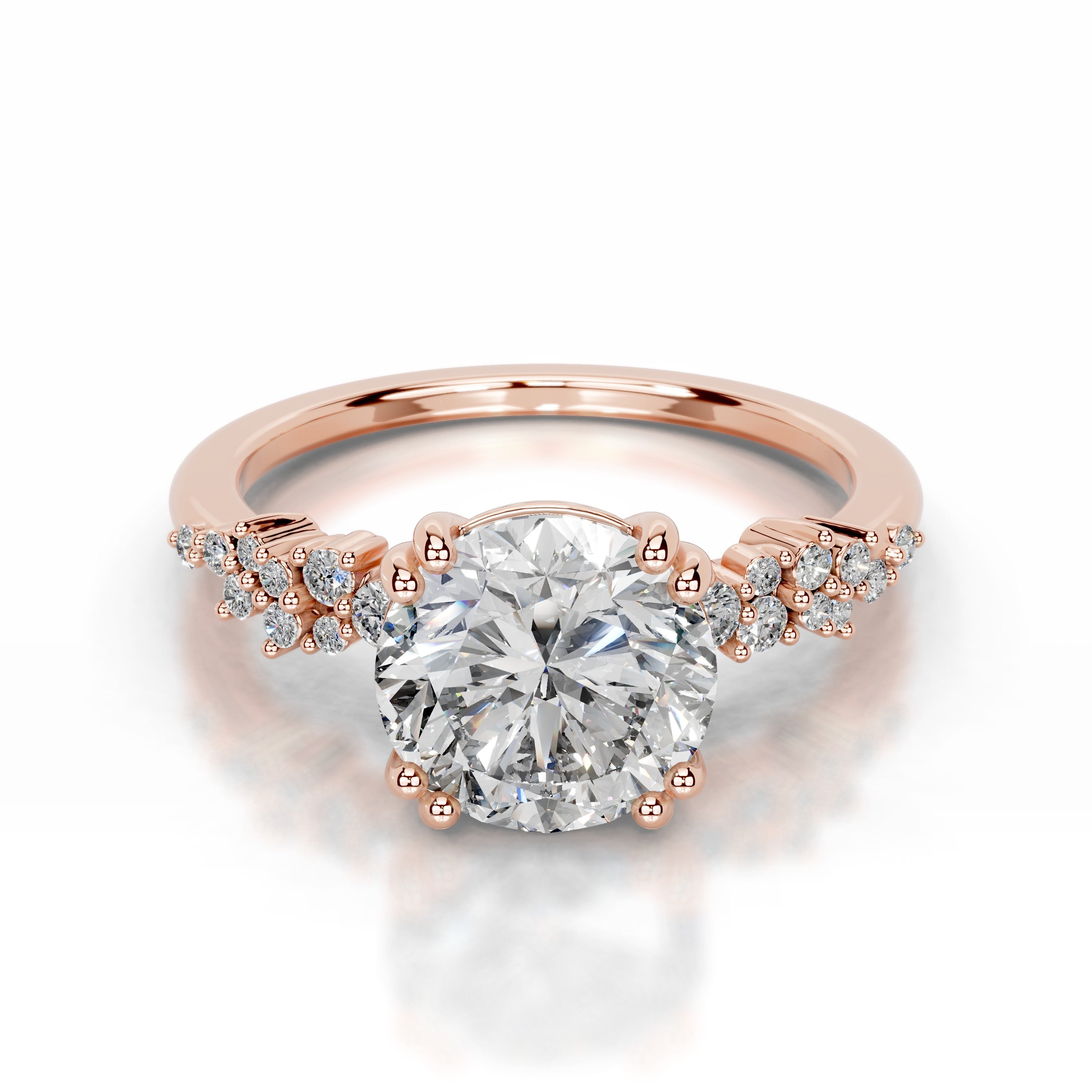 Emaline Lab Grown Diamond Ring - 14K Rose Gold、mySite、hinf8tx79