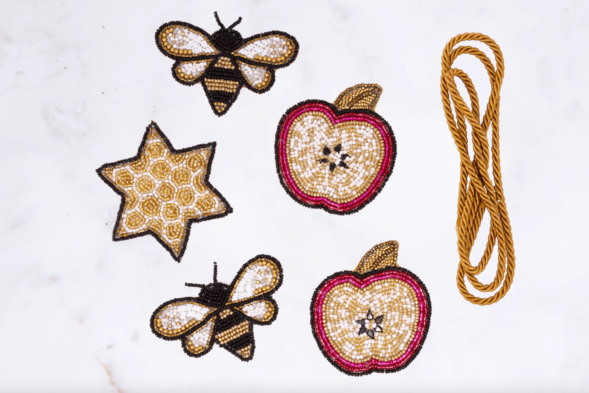 Devra Apple and Honey Beaded Garland、mySite、topwebapps