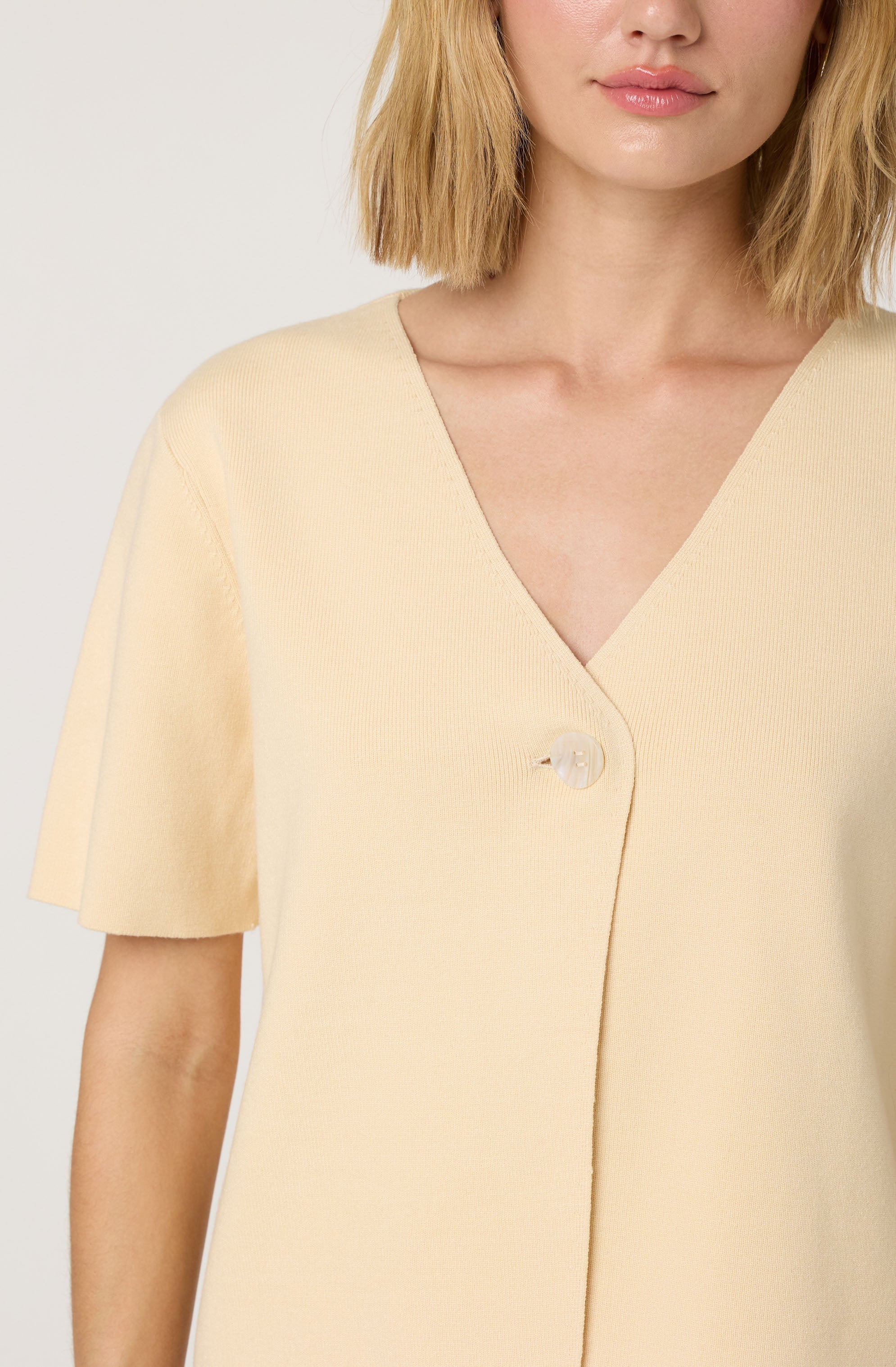 Dylane V-Neck Cardigan Sweater、mySite、solidvoid