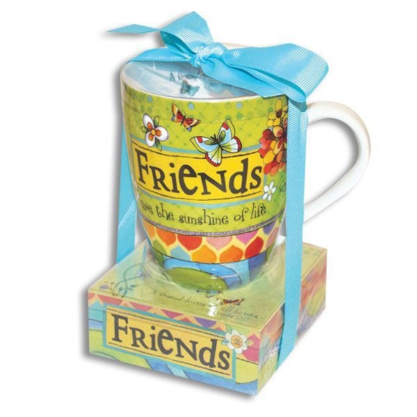 Friends Are Sunshine Mug and Notepad Gift Set *、mySite、g9winljtr