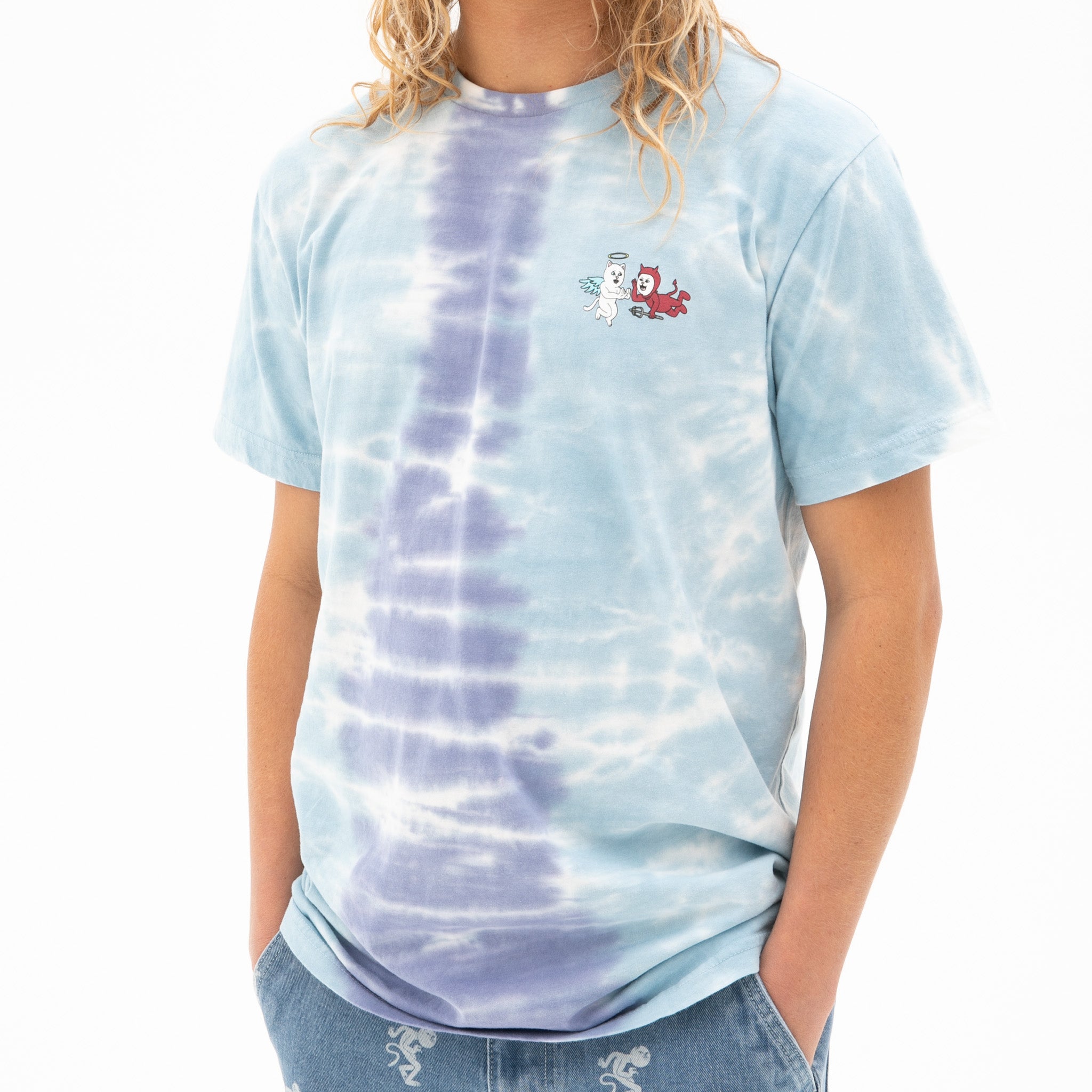  Limbo Tee (Perwinkle/Light Blue Split Dye)、mySite、merchandisen