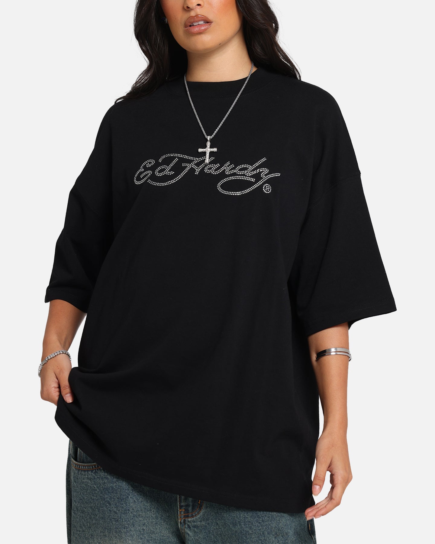 Ed Hardy Rhinestone Dragon Vintage T-Shirt Vintage Wash、mySite、zt4zffjzw