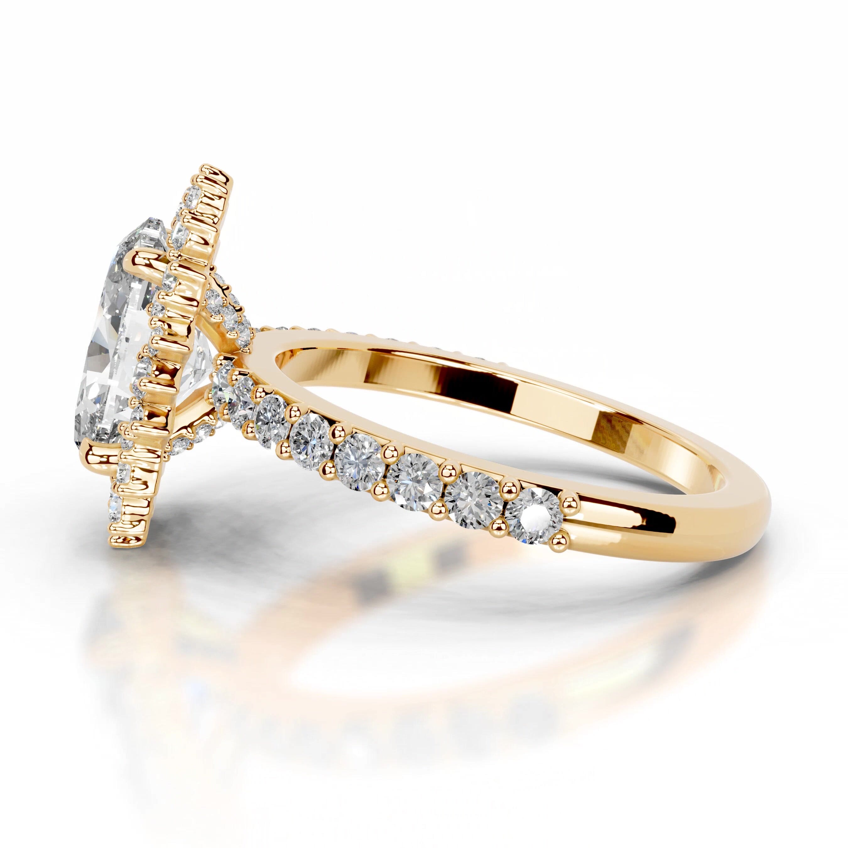 Gertrud Lab Grown Diamond Ring - 18K Yellow Gold、mySite、hinf8tx79