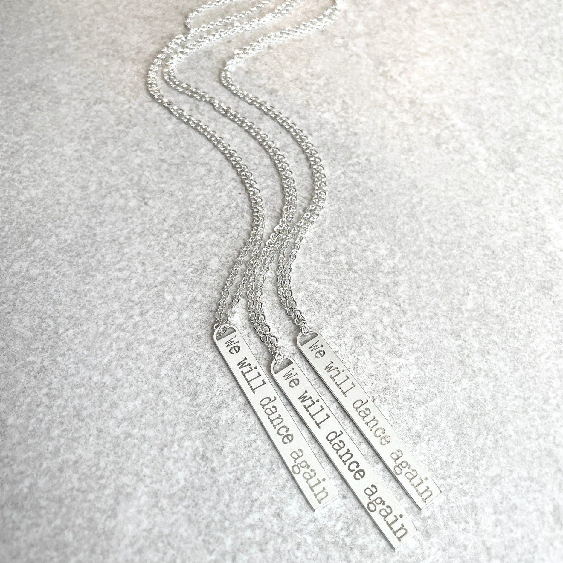 Mia, We Will Dance Again Necklace 100% of Profits Donated - (Sterling Silver or Gold-Plated)、mySite、topwebapps