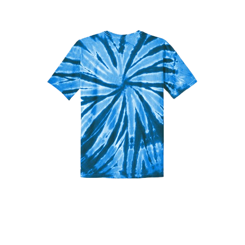 Port & Company Tie-Dye Tee - Royal、mySite、noshort