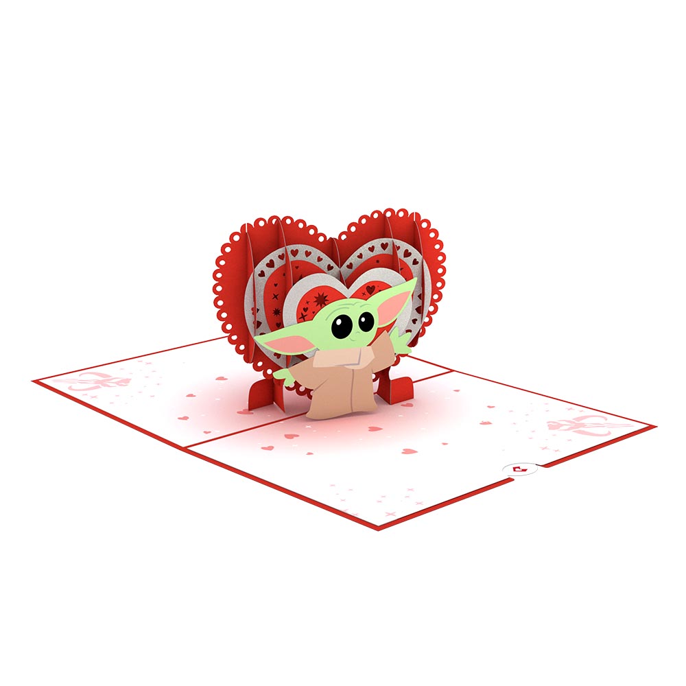 Star Wars™ The Mandalorian™ The Child: Valentine's Way Pop-Up Card、mySite、solidvoid