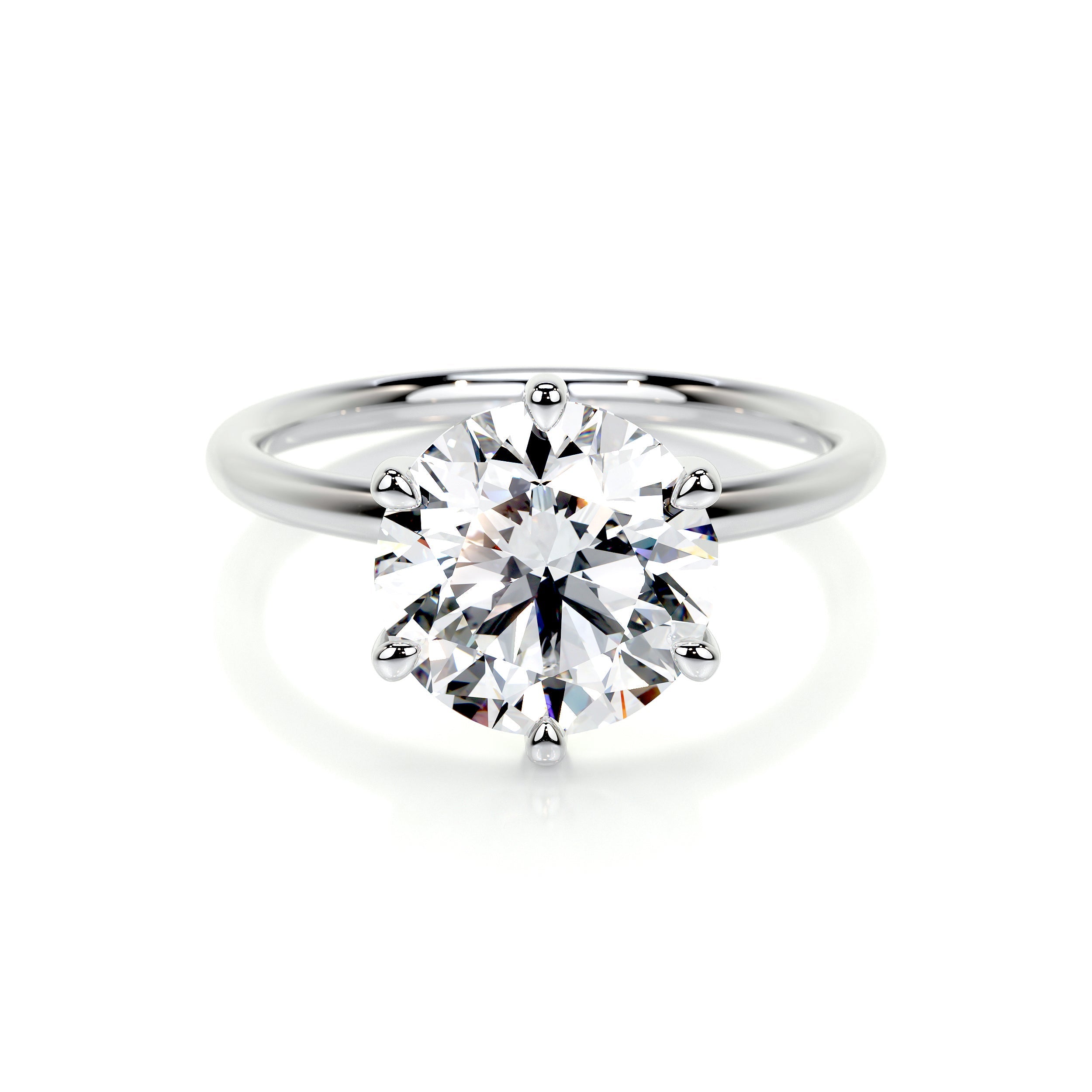 Eloise Lab Grown Diamond Ring -18K White Gold、mySite、hinf8tx79